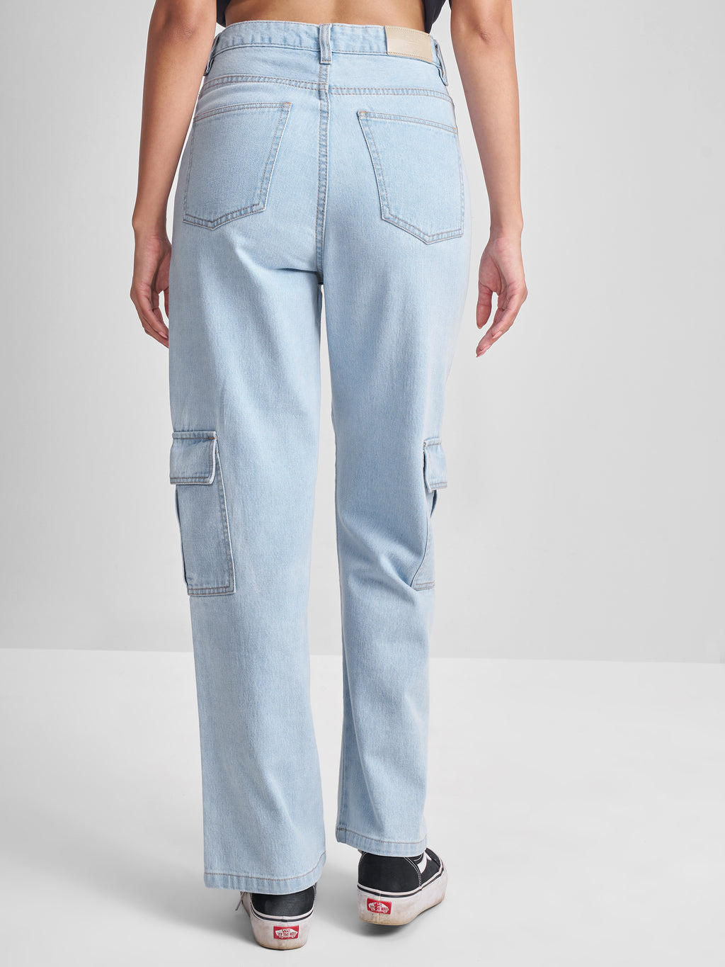 Tokyo Talkies Women Blue Flared Jeans - Blue - Image 3