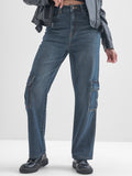 Tokyo Talkies Women Blue Flared Stretchable Jeans - Blue - Image 1