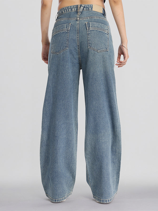 Street By Tokyo Talkies Women Blue Straight Fit Stretchable Jeans - Blue - Image 3