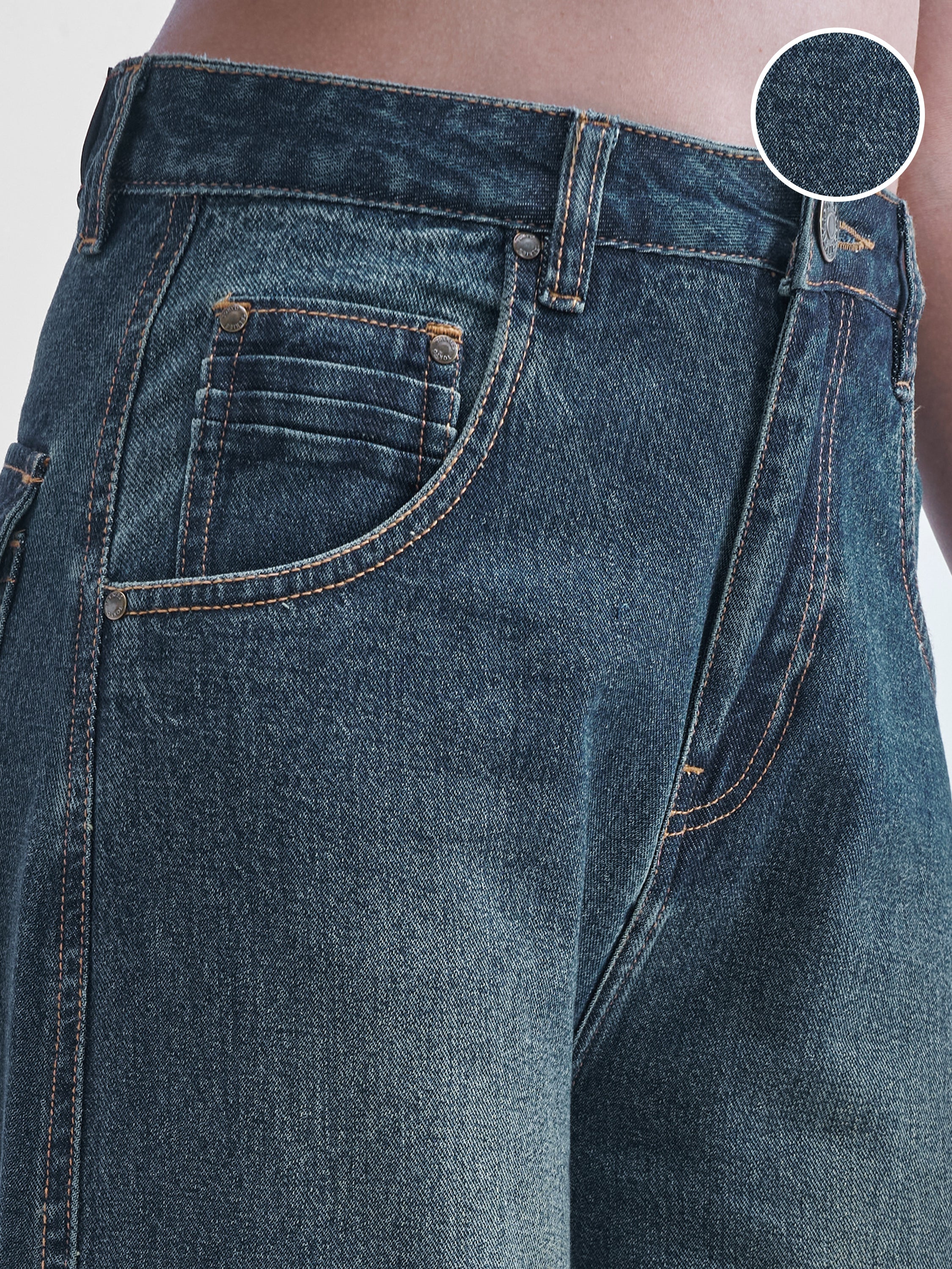 Tokyo Talkies Women Blue Flared Stretchable Jeans - Blue - Image 5