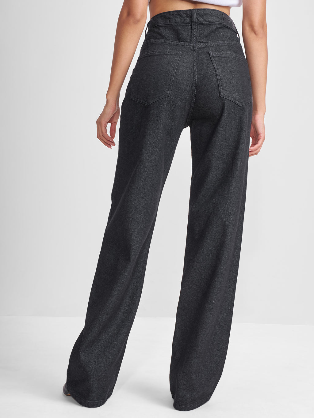 Tokyo Talkies Women Black Dad Fit Jeans - Black - Image 3