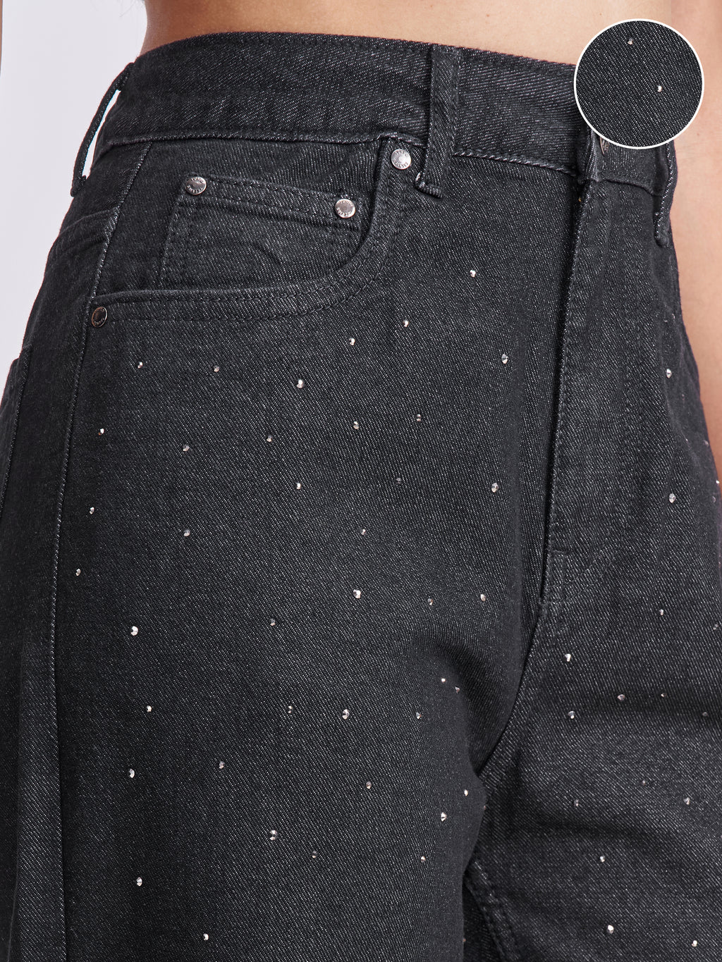 Tokyo Talkies Women Black Dad Fit Jeans - Black - Image 5