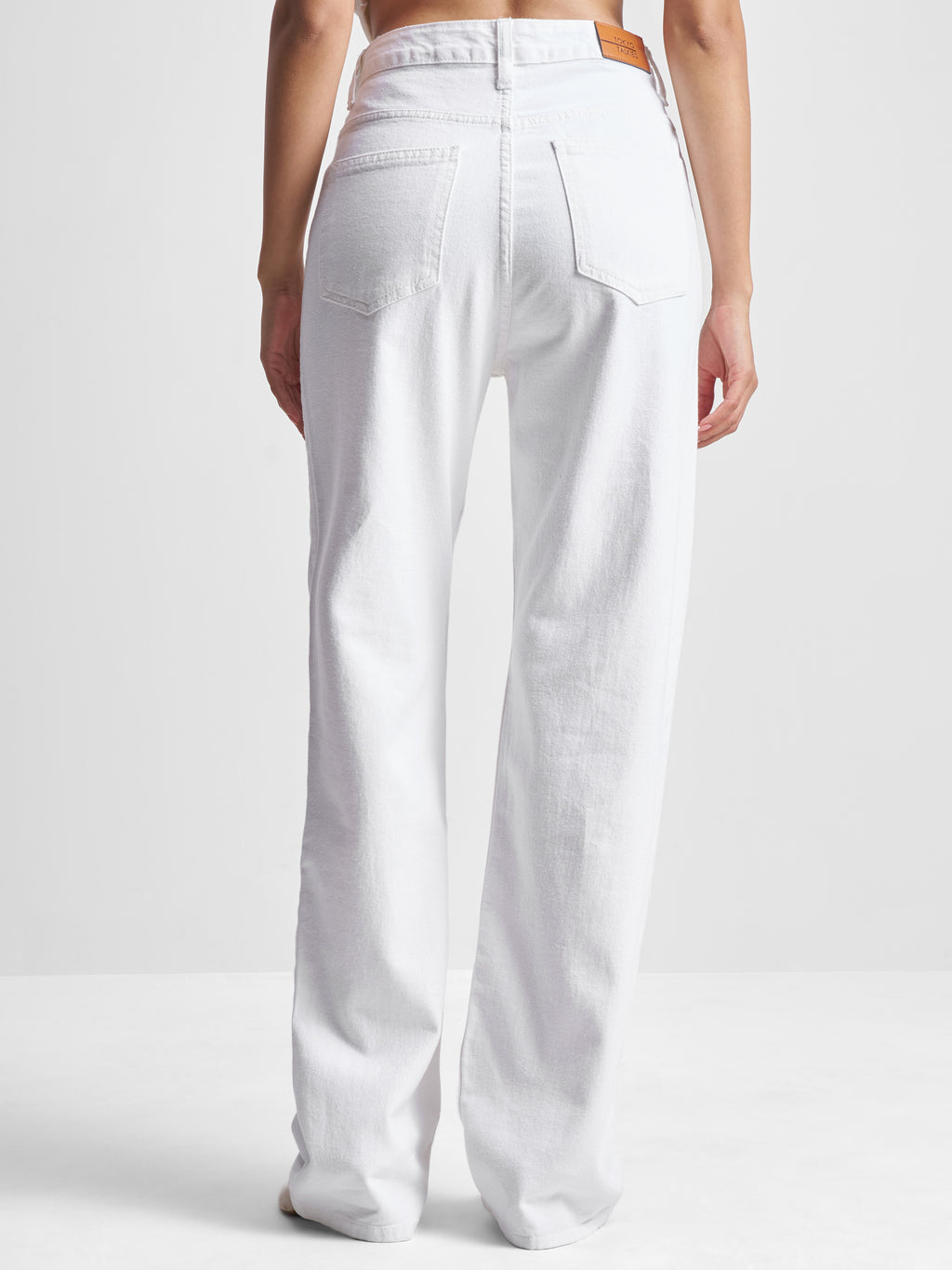 Tokyo Talkies Women White Dad Fit Jeans - White - Image 3