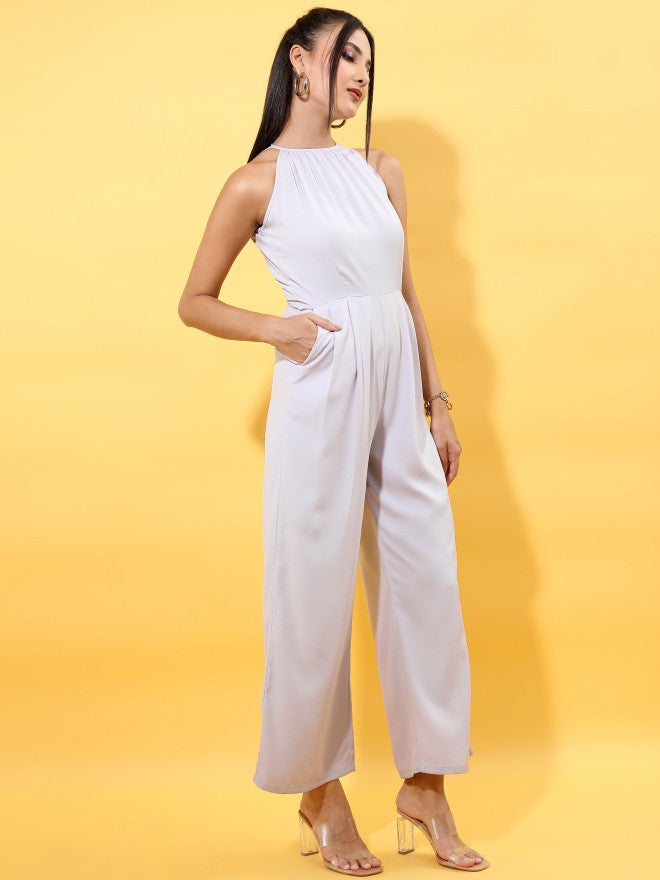 Tokyo Talkies Women Lilac Solid Jumpsuit - Lalic - Image 6