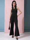 Tokyo Talkies Women Black Solid Jumpsuit - Black - Image 1