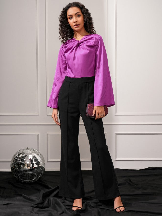 Tokyo Talkies Women Pink Solid Jumpsuit - Pink - Image 1