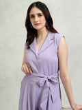 Tokyo Talkies Women Purple Solid Jumpsuit - Purple - Image 1