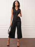 Tokyo Talkies Women Black Solid Jumpsuit - Black - Image 1