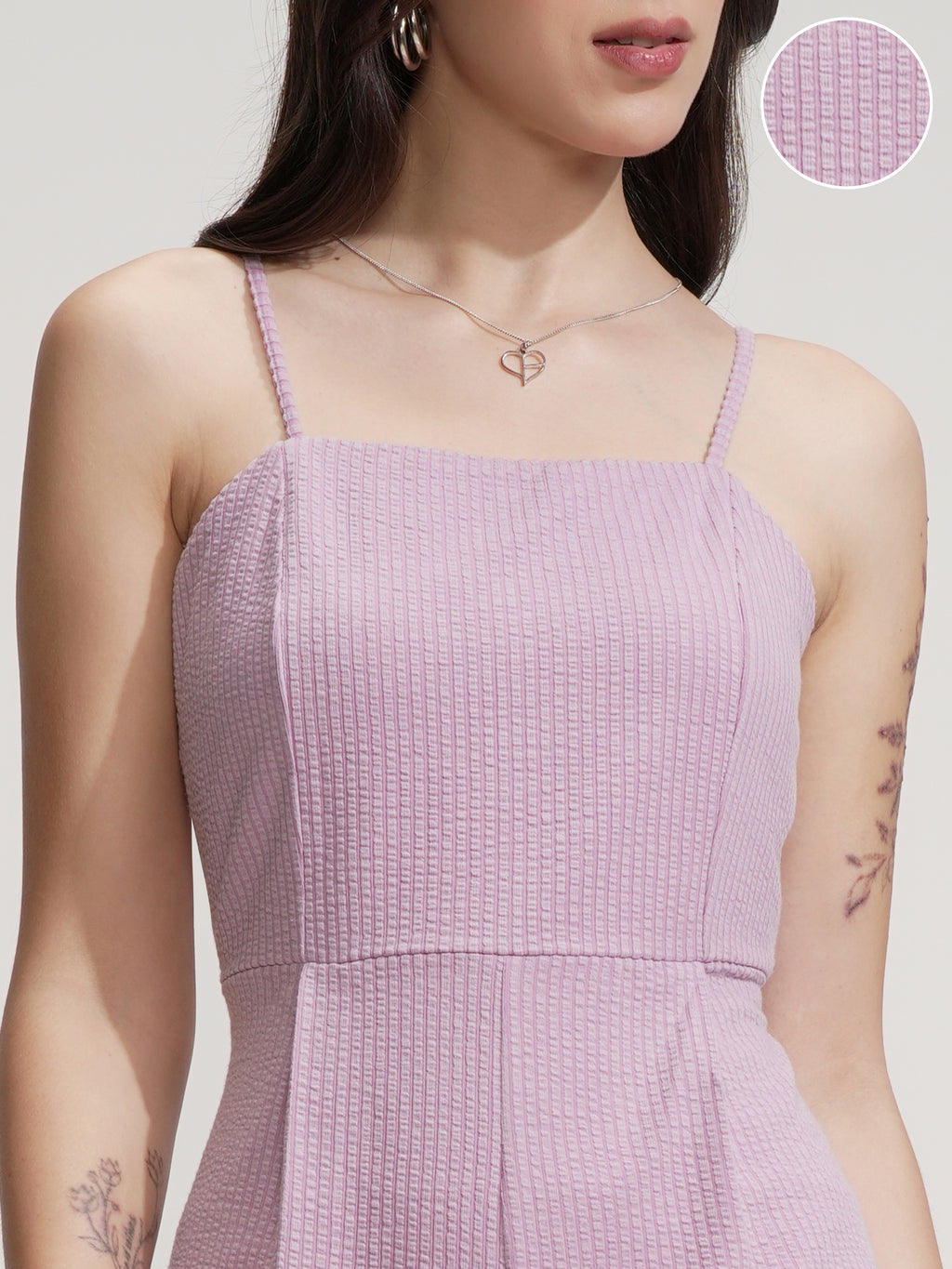 Tokyo Talkies Women Purple Solid Jumpsuit - Purple - Image 5