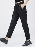 Tokyo Talkies Womens Black Regular Fit Trouser - Black - Image 1