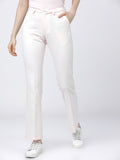 Tokyo Talkies Womens Pink Straight Fit Trouser - Pink - Image 1