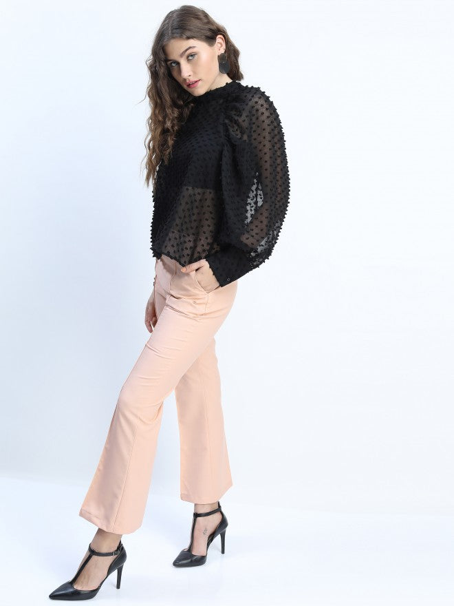 Tokyo Talkies Womens Pink Regular Fit Trouser - Pink - Image 5