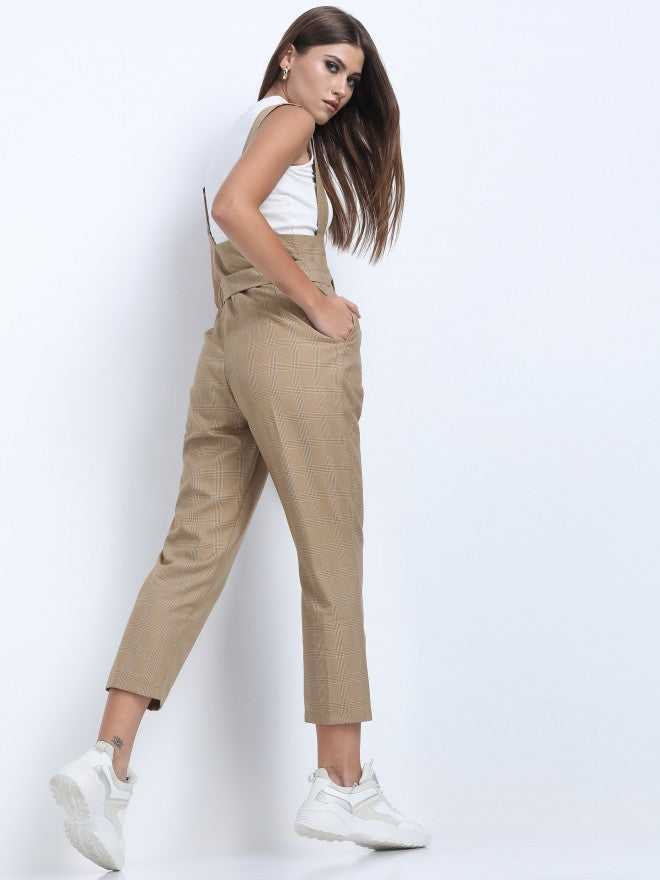 Tokyo Talkies Womens Beige Regular Fit Trouser - Beige - Image 3