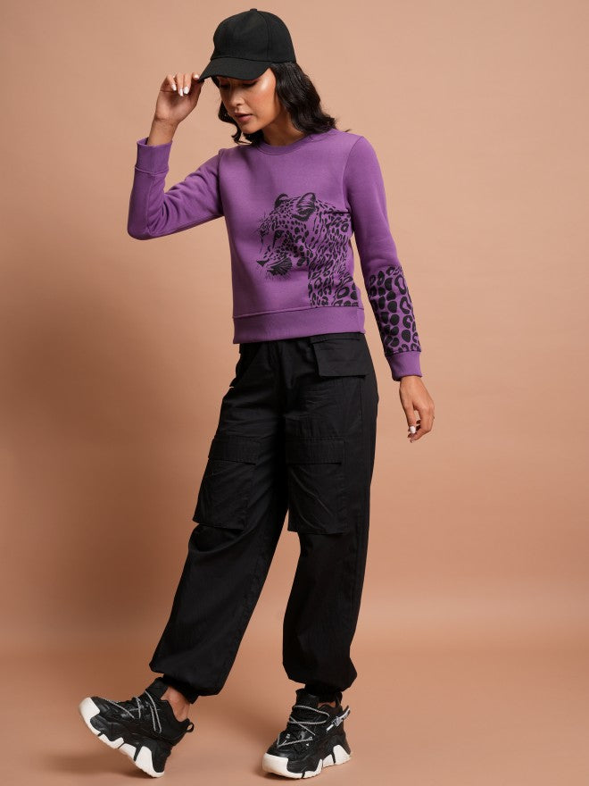 Tokyo Talkies Women Black Solid Regular Fit Joggers - Black - Image 2