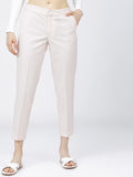 Tokyo Talkies Women Pink Solid Flared Casual Trouser - Pink - Image 1