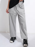 Tokyo Talkies Women Grey Solid Regular Fit Casual Trouser - Grey - Image 1