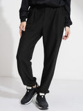 Tokyo Talkies Women Black Solid Straight Fit Joggers - Black - Image 1