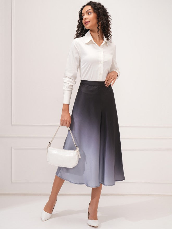 Tokyo Talkies Women Off White Solid Casual Shirt - Off White - Image 2