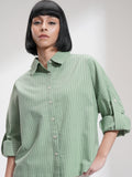 Men Regular Fit Casual Shirt - Olive - Image 1