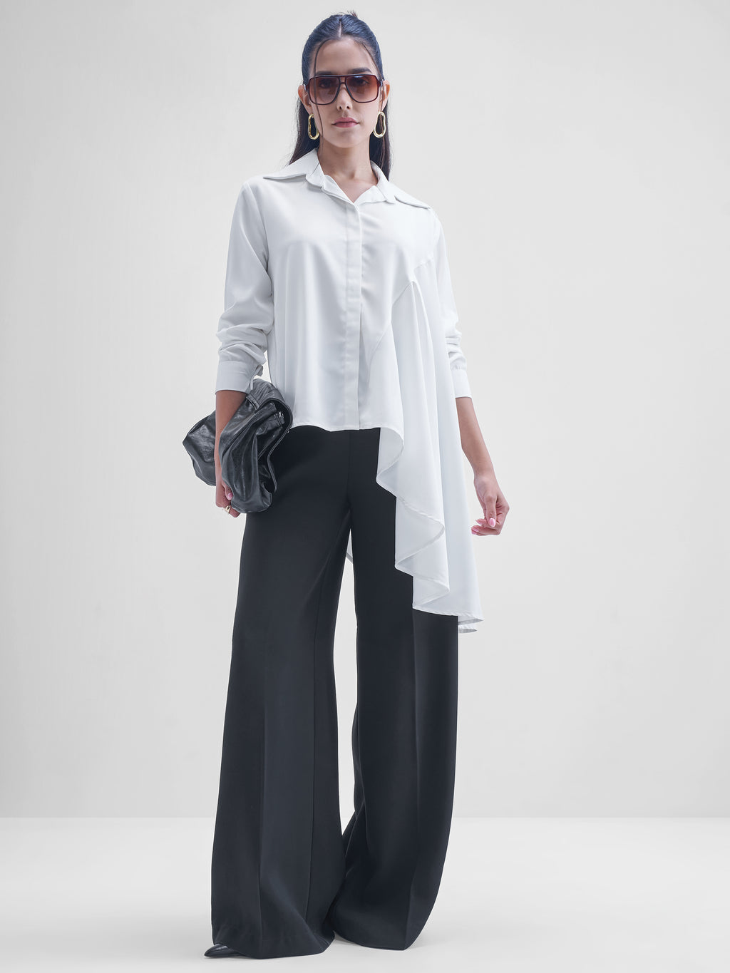 Tokyo Talkies Women White Solid casual shirts - White - Image 2