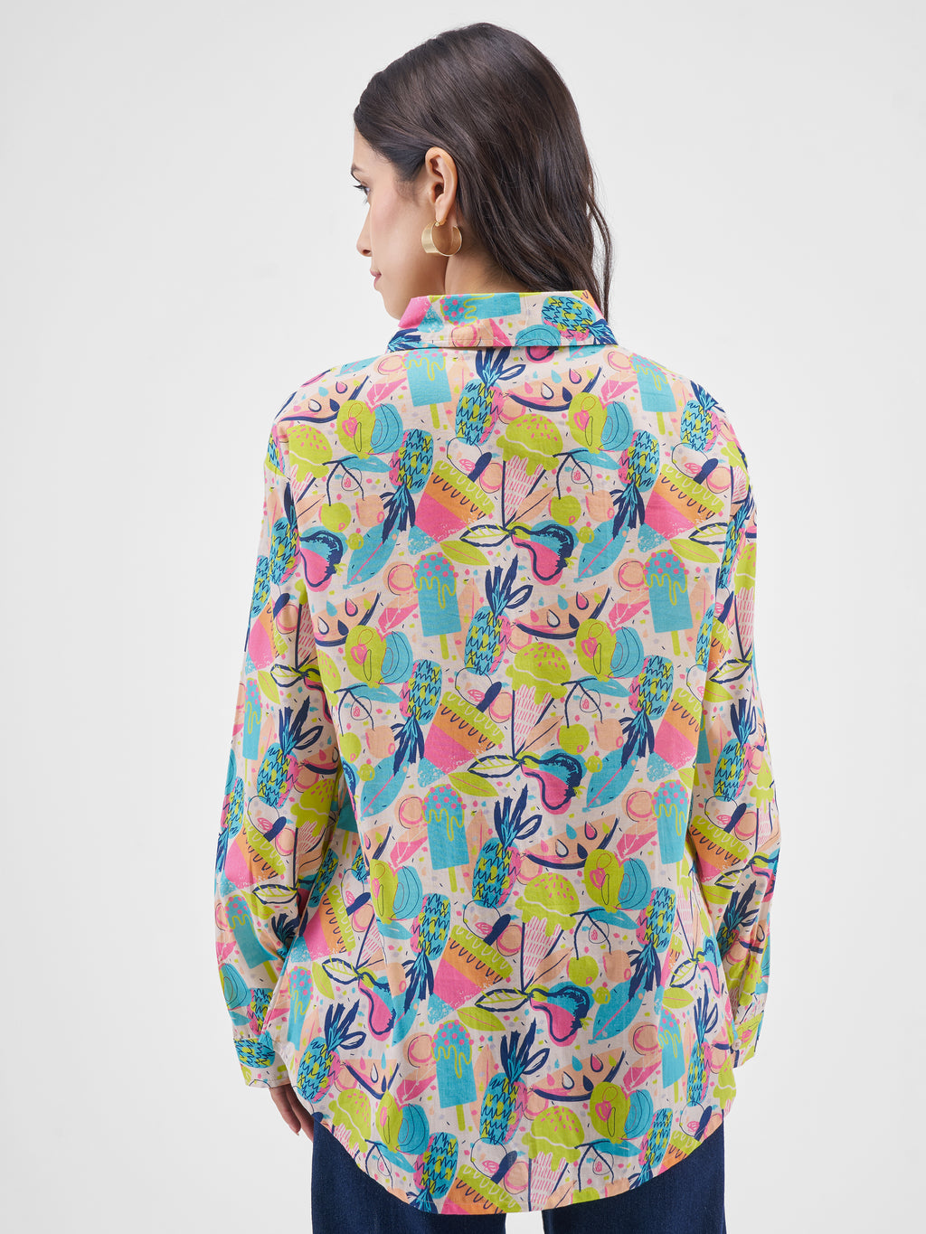 Tokyo Talkies Women Multi Printed Casual Shirt - Multi - Image 3