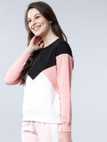 Tokyo Talkies Women Black Solid Pullover Round Neck Sweatshirt - Black - Image 1