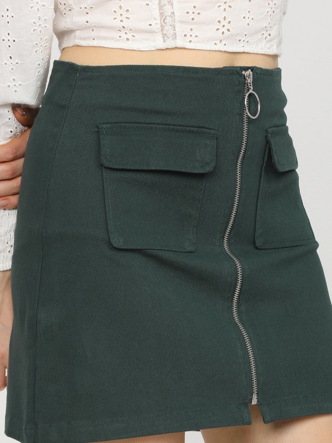 Tokyo Talkies Womens June Bug Midi Skirt - Brown - Image 4
