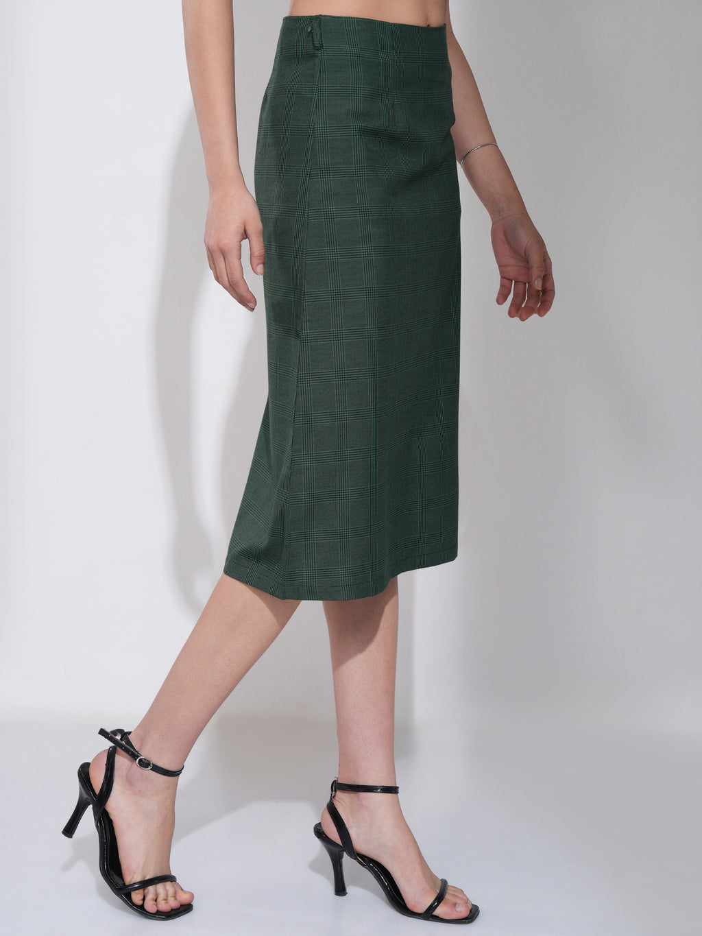 Tokyo Talkies Women Green Midi Skirt - Green - Image 6