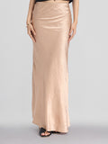 ESPYR By Tokyo Talkies Women Beige Straight Maxi Skirt - Beige - Image 1