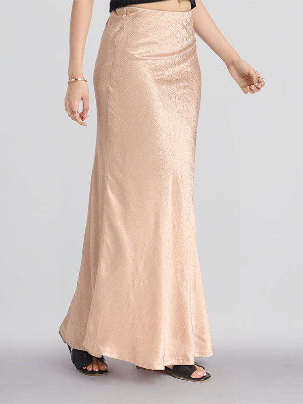 ESPYR By Tokyo Talkies Women Beige Straight Maxi Skirt - Beige - Image 6