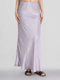ESPYR By Tokyo Talkies Women Grey Straight Maxi Skirt - Grey - Image 1