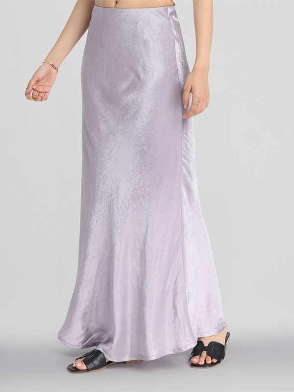 ESPYR By Tokyo Talkies Women Grey Straight Maxi Skirt - Grey - Image 4