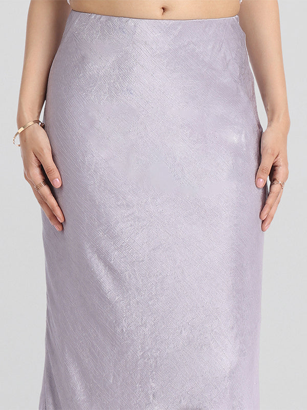 ESPYR By Tokyo Talkies Women Grey Straight Maxi Skirt - Grey - Image 5