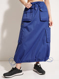 Tokyo Talkies Women Blue Mini Skirt - Blue - Image 1