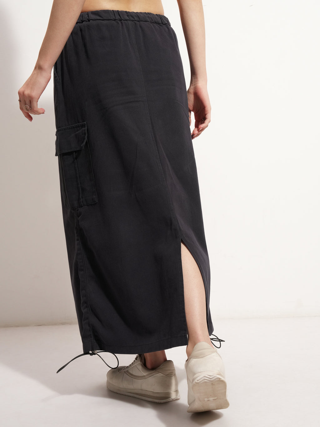 Tokyo Talkies Women Black Mini Skirt - Black - Image 3