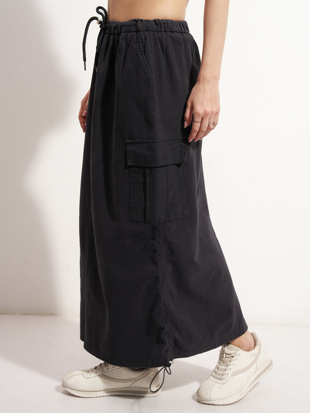Tokyo Talkies Women Black Mini Skirt - Black - Image 4