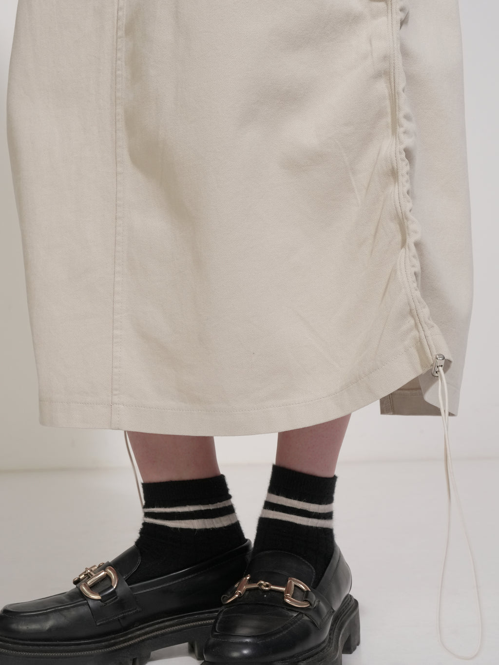 Tokyo Talkies Women Beige Above Knee Skirt - Beige - Image 7