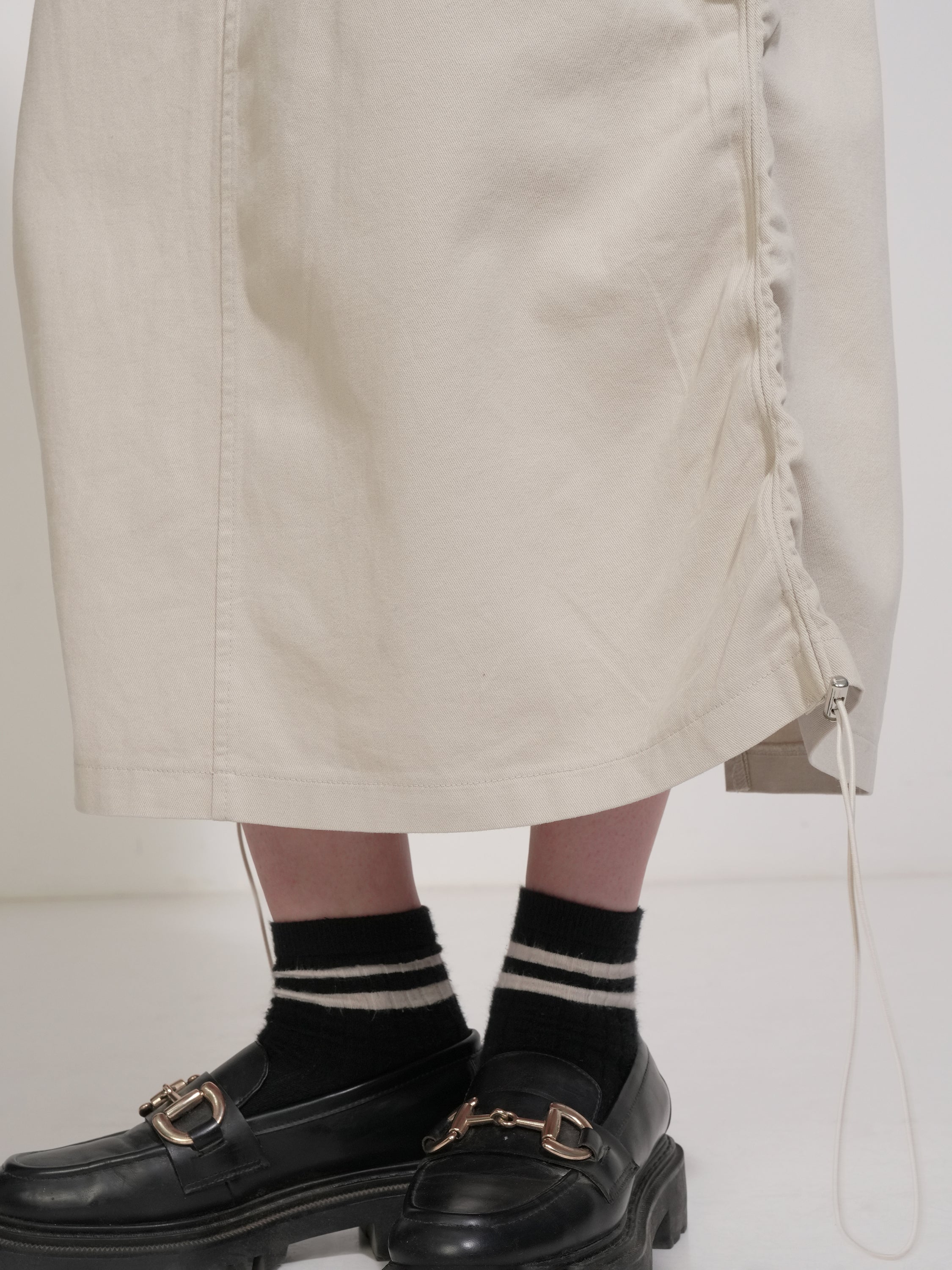 Tokyo Talkies Women Beige Above Knee Skirt - Beige - Image 7
