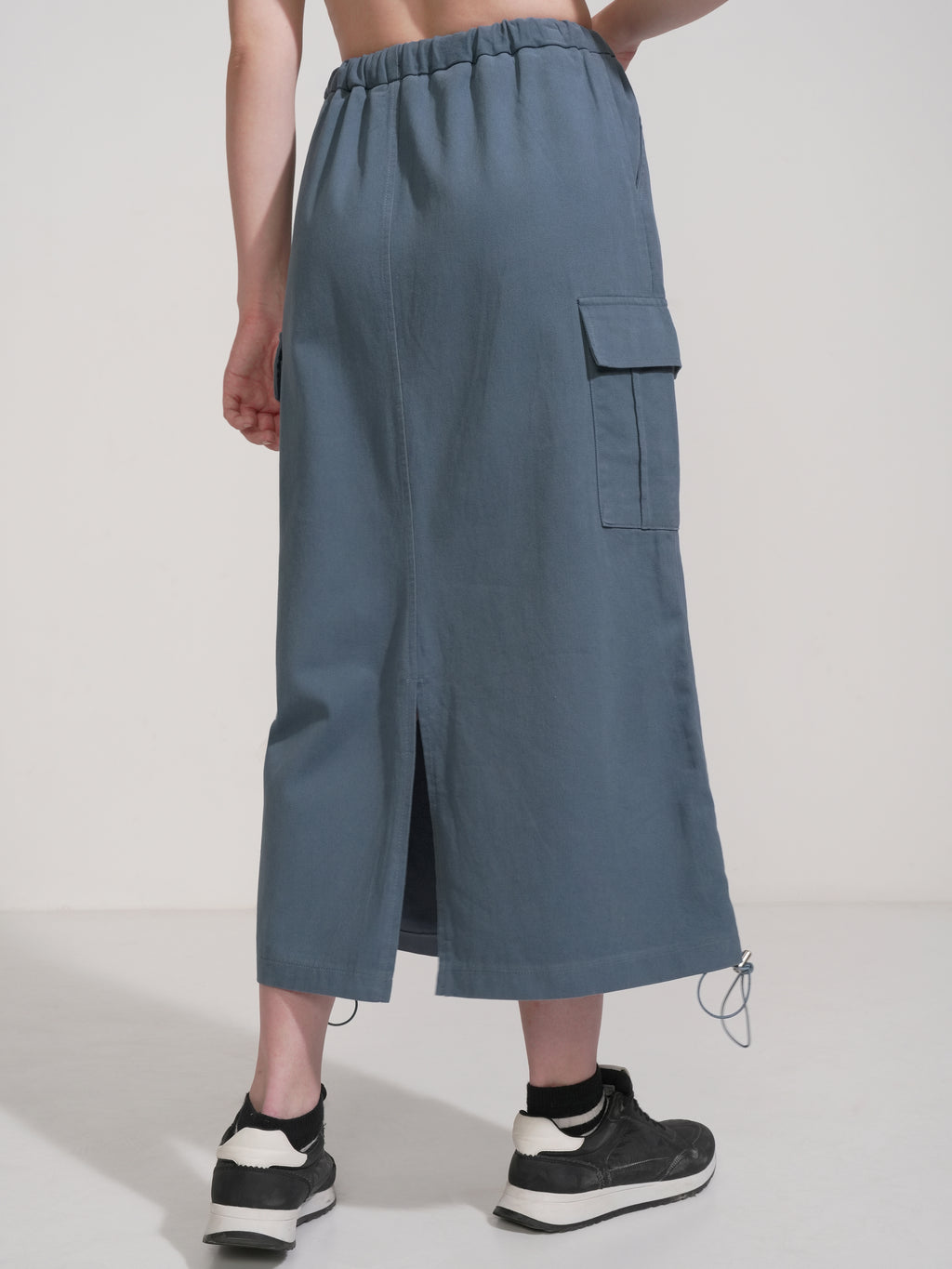 Tokyo Talkies Women Blue Above Knee Skirt - Blue - Image 3
