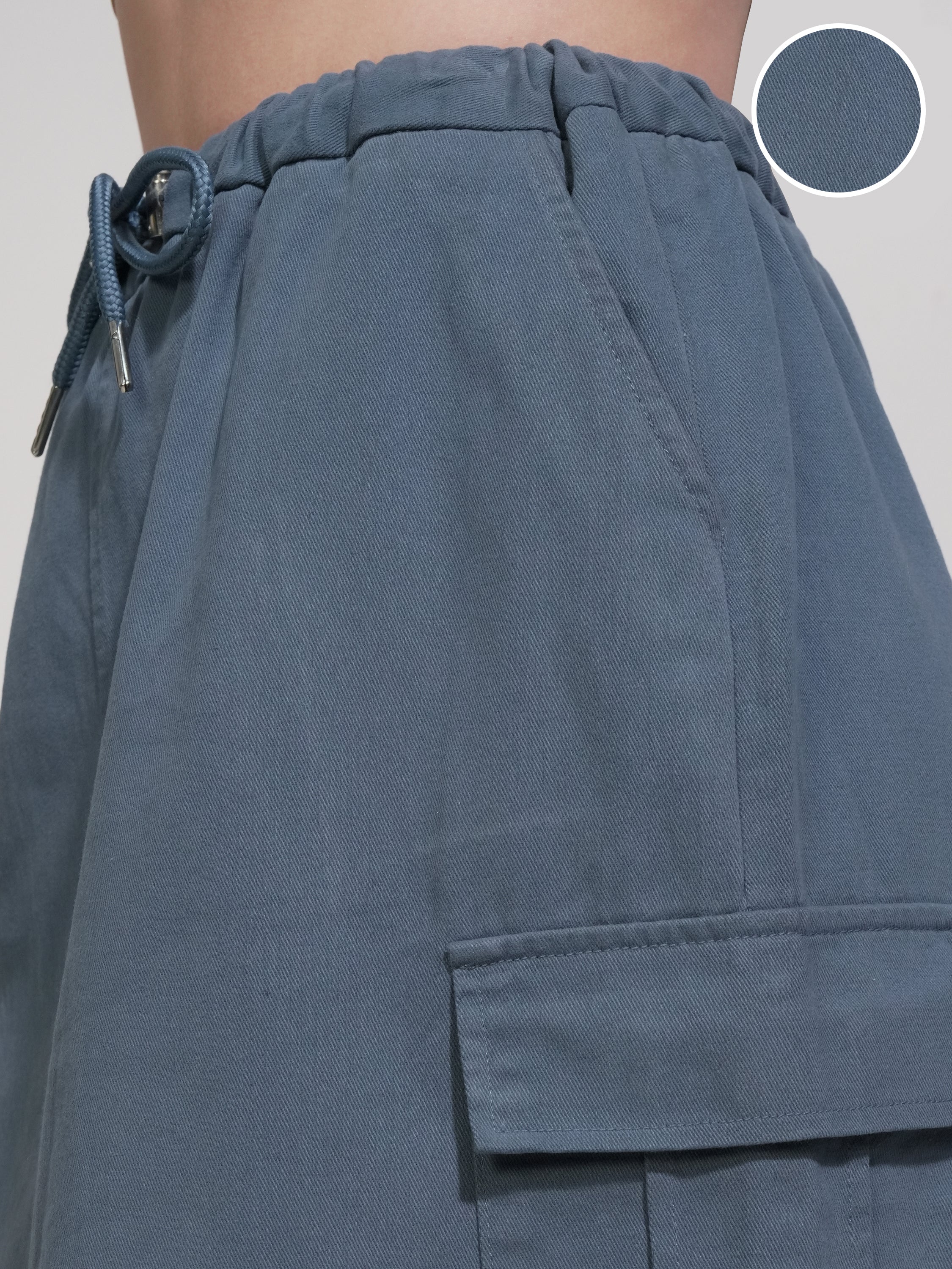 Tokyo Talkies Women Blue Above Knee Skirt - Blue - Image 5