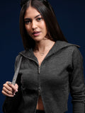 Tokyo Talkies Women Black Turtle Neck Sweater - Black - Image 1
