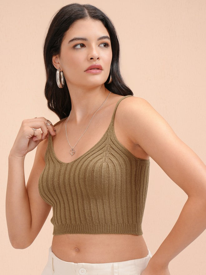 Tokyo Talkies Women Multi V-Neck Sweater - Multi - Image 4