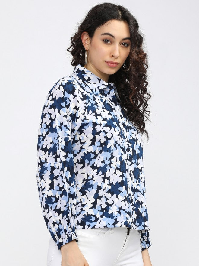 Tokyo Talkies Womens Blue Regular Top - Blue - Image 6