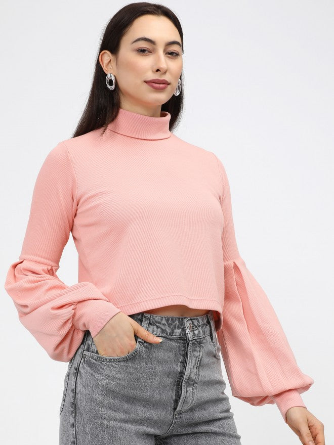 Tokyo Talkies Womens Pink Knited Top - Pink - Image 6