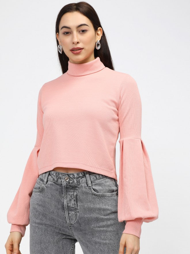 Tokyo Talkies Womens Pink Knited Top - Pink - Image 7