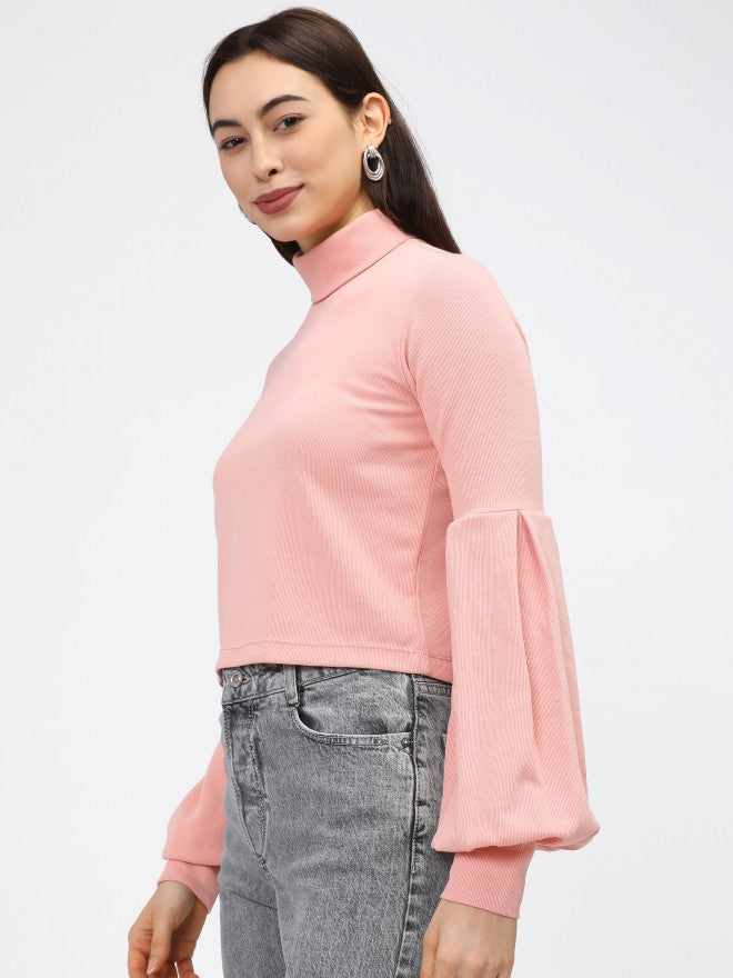 Tokyo Talkies Womens Pink Knited Top - Pink - Image 8