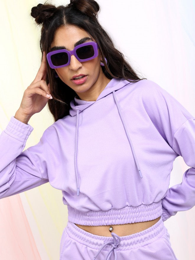 Tokyo Talkies Womens Regular Top - Lavender - Image 1