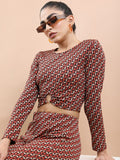 Tokyo Talkies Women Multi Printed Regular Top - Multi - Image 1