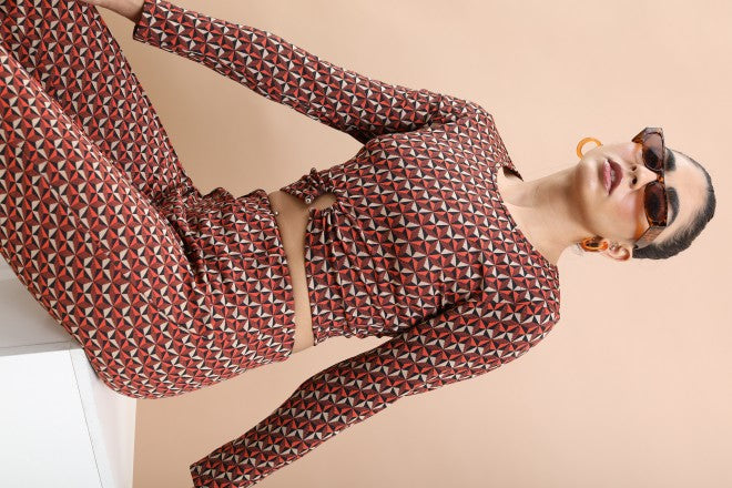 Tokyo Talkies Women Multi Printed Regular Top - Multi - Image 4
