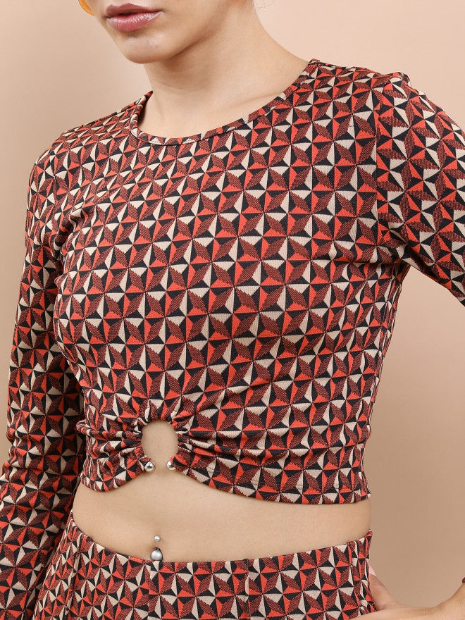 Tokyo Talkies Women Multi Printed Regular Top - Multi - Image 5